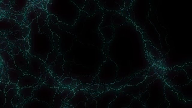 Modern and technological style move over dark background. Blue gray wave music particles dance motion background.