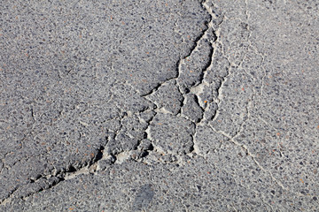asphalt pavement crack