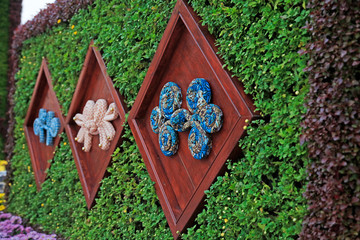 Traditional Chinese buckle decoration landscape