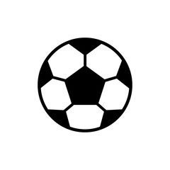 ball, soccer, icon, white, vector, illustration, design, isolated, football, background, symbol, sport