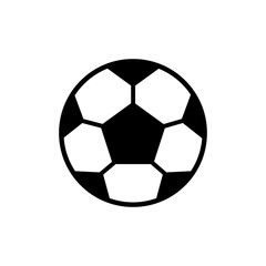 Fototapeta premium ball, soccer, icon, white, vector, illustration, design, isolated, football, background, symbol, sport