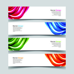 Vector Abstract design banner web template
