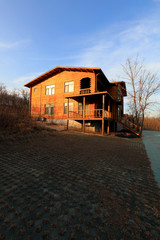 Wood house in Scenic Area