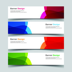 Fototapeta premium Vector Abstract design banner web template