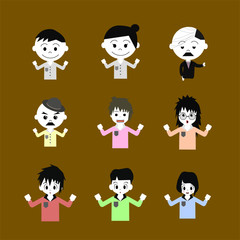 set of people icons