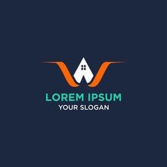 Elegant residential business logo