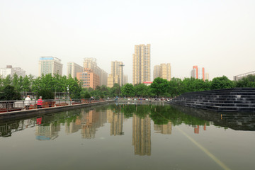 Fototapeta na wymiar Hebei, Shijiazhuang City Scenery