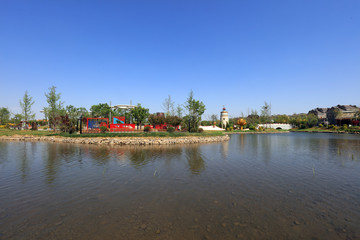 Fototapeta premium Modern landscape architecture