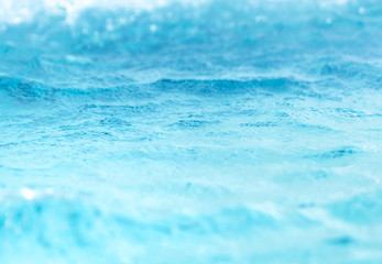 Water surface blue background clean water pond