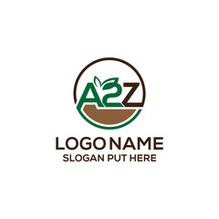 A2Z Letter logo design for use landscape