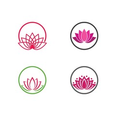 Lotus flowers logo