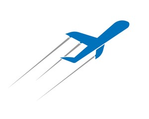 Airplane symbol vector design