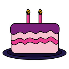 birthday cake candles dessert food