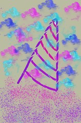 abstract background color paint wallpaper unicorn 