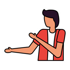 young man avatar character icon