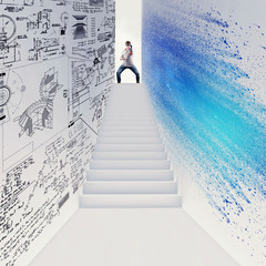 White lobby brain hemisphere