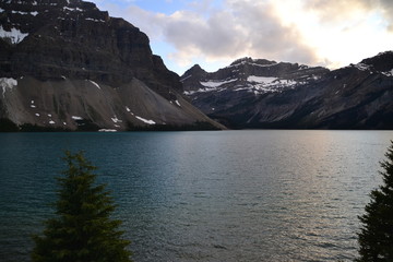 Bow Lake at Sunset