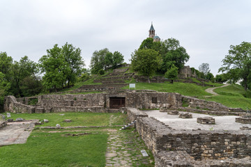 Patriarch Eastern Orthodox Church inside Tsarevets fortress. The Patriarchal Cathedral of the Holy...