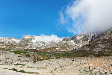 beautiful panorama of the Picos de Europa