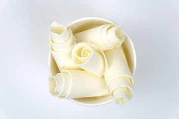 Thai Ice Cream- Rolled Ice Cream - roll flower 