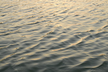 Water ripple on lake surface