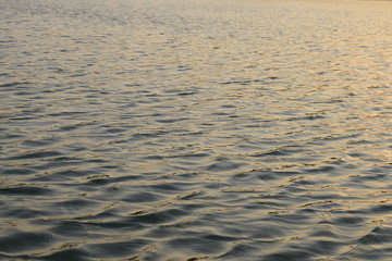 Water ripple on lake surface