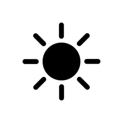 sun, icon, vector, illustration, design, summer, symbol, isolated, sign, light, element, sunshine