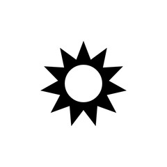 sun, icon, vector, illustration, design, summer, symbol, isolated, sign, light, element, sunshine