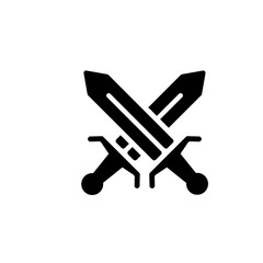sword, icon, swords, vector, battle, war, illustration, isolated, fight, symbol