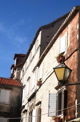 Fototapeta na wymiar Croatie : Ville de Trogir (Dalmatie)
