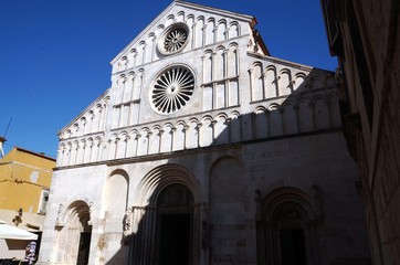 Fototapeta na wymiar Croatie : Ville de Zadar (Dalmatie)