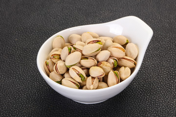Pistachio nuts heap