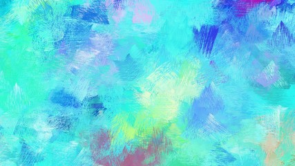 brush painted background with medium turquoise, light gray and royal blue color