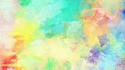 tea green, medium turquoise and sky blue color brushed painting. use it as background or texture