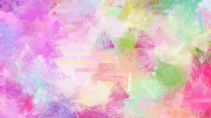 brush painted background with thistle, mulberry  and orchid color