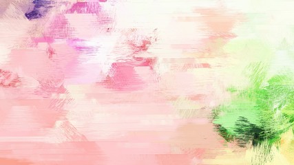 artistic illustration painting with antique white, dark olive green and pastel magenta colors. use it as creative background or texture