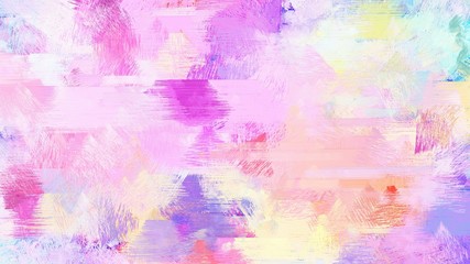 abstract brush painting for use as background, texture or design element. mixed colours of pastel pink, orchid and corn flower blue