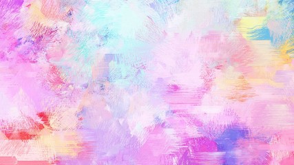 abstract brush painting for use as background, texture or design element. mixed colours of pastel pink, orchid and neon fuchsia