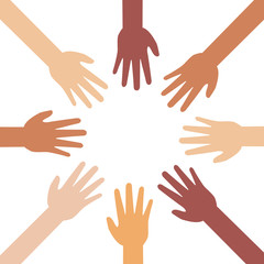 international youth day flat design