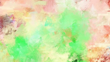 brush painting with mixed colours of tea green, pale golden rod and pastel green. abstract grunge art for use as background, texture or design element