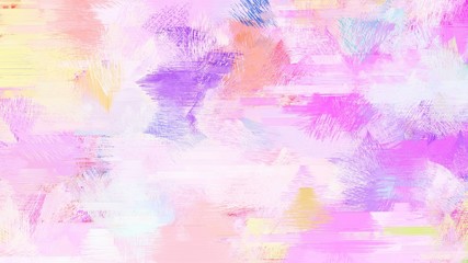 Fototapeta na wymiar brush painting with mixed colours of misty rose, violet and medium orchid. abstract grunge art for use as background, texture or design element