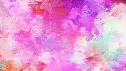 brush painting with thistle, mulberry  and orchid background-color