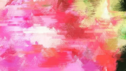 brush painted background with pale violet red, bisque and very dark green color