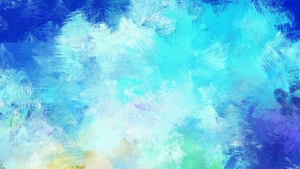 beautiful brushed sky blue, strong blue and pale turquoise color background