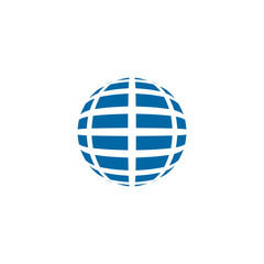 Globe  icon logo design vector template