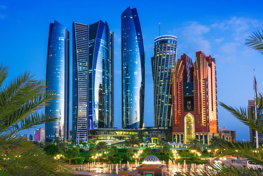 Etihad Towers In Abu Dhabi, United Arab Emirates