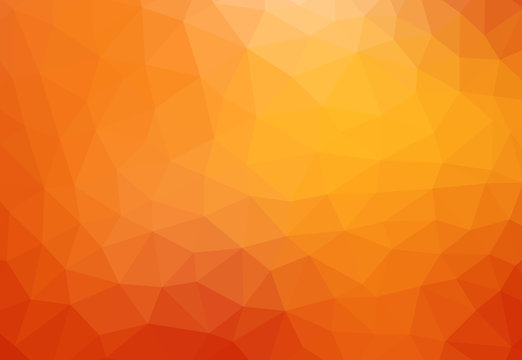 geometric orange background