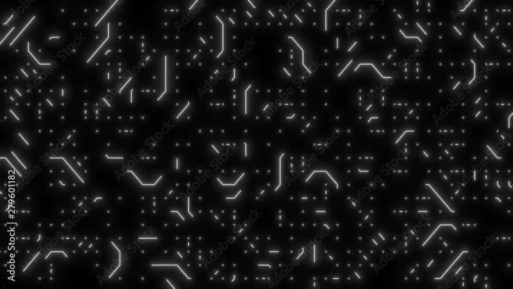 Poster abstract technology background. big data with printed circuit board in the server executes the code.