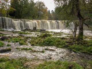 beautiful landscape with Keila Falls, Estonia