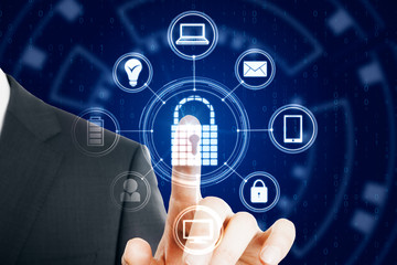 Protection and web concept